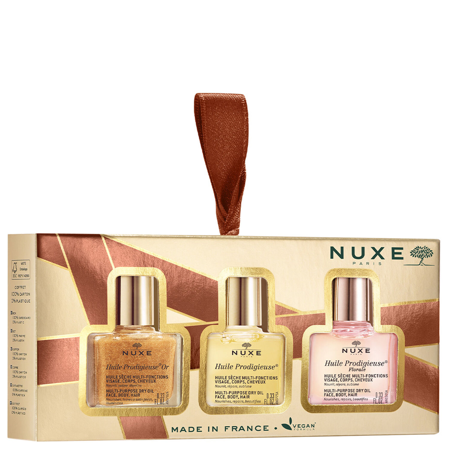 Nuxe COFFRET NOEL Coffret Mini Huiles Prodigieuses 2023