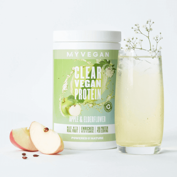 Myvegan Clear Vegan Protein, Apple & Elderflower, 640g
