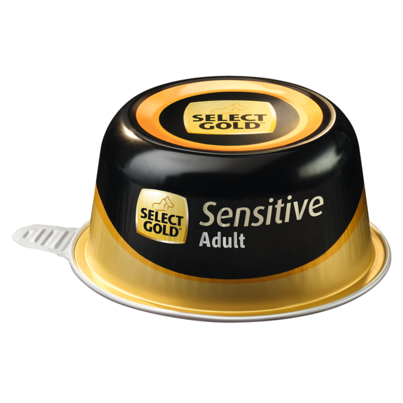 SELECT GOLD Hundenassfutter SELECT GOLD Sensitive Adult Huhn & Reis 40x125 g