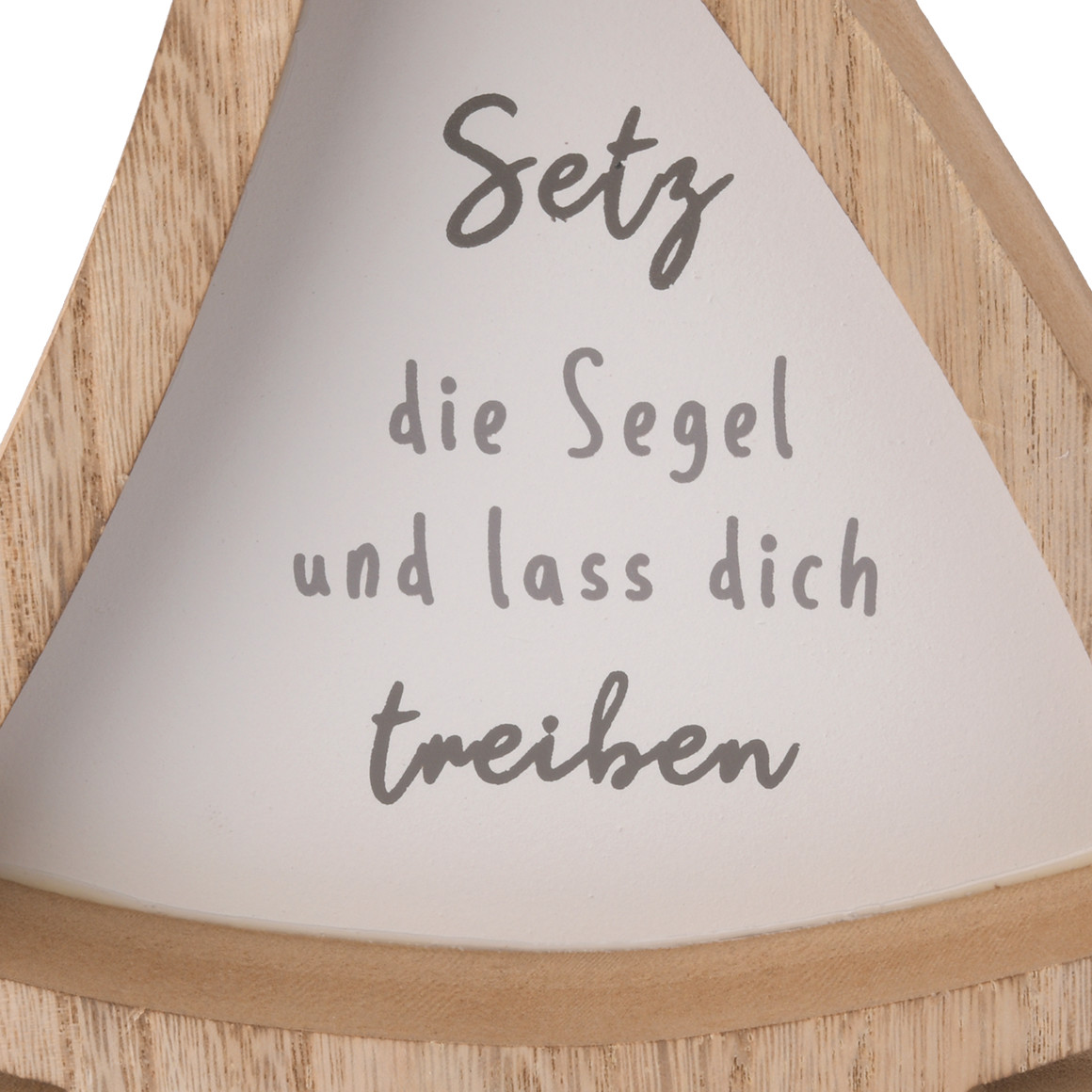 Deko-Aufsteller Boot mit Schriftzug
