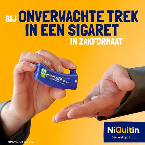 NiQuitin 2 mg mini szopogatótabletta gyógyszer - 60 darab