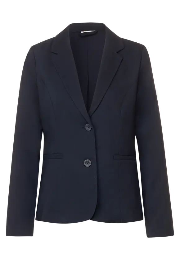 Street One Twill Blazer in Unifarbe