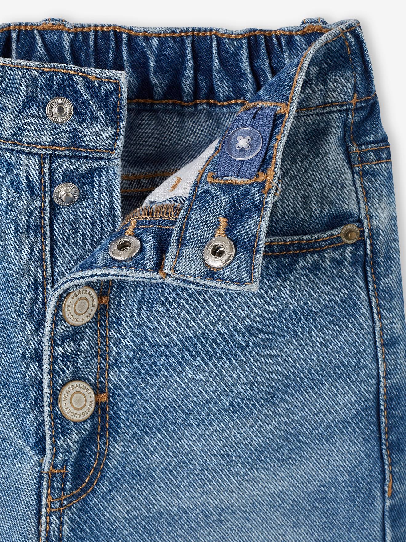 Jean Mom fit MorphologiK fille tour de hanches FIN stone