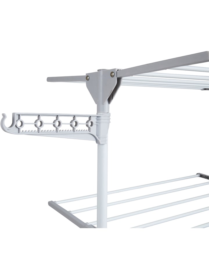 Lifa Living Wäscheständer in Weiß/ Grau - (B)126 x (H)160 x (T)57 cm günstig kaufen onesize
