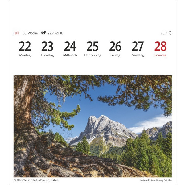 ALPEN SEHNSUCHTSKALENDER 2024. 53 POSTKARTEN - Kalender