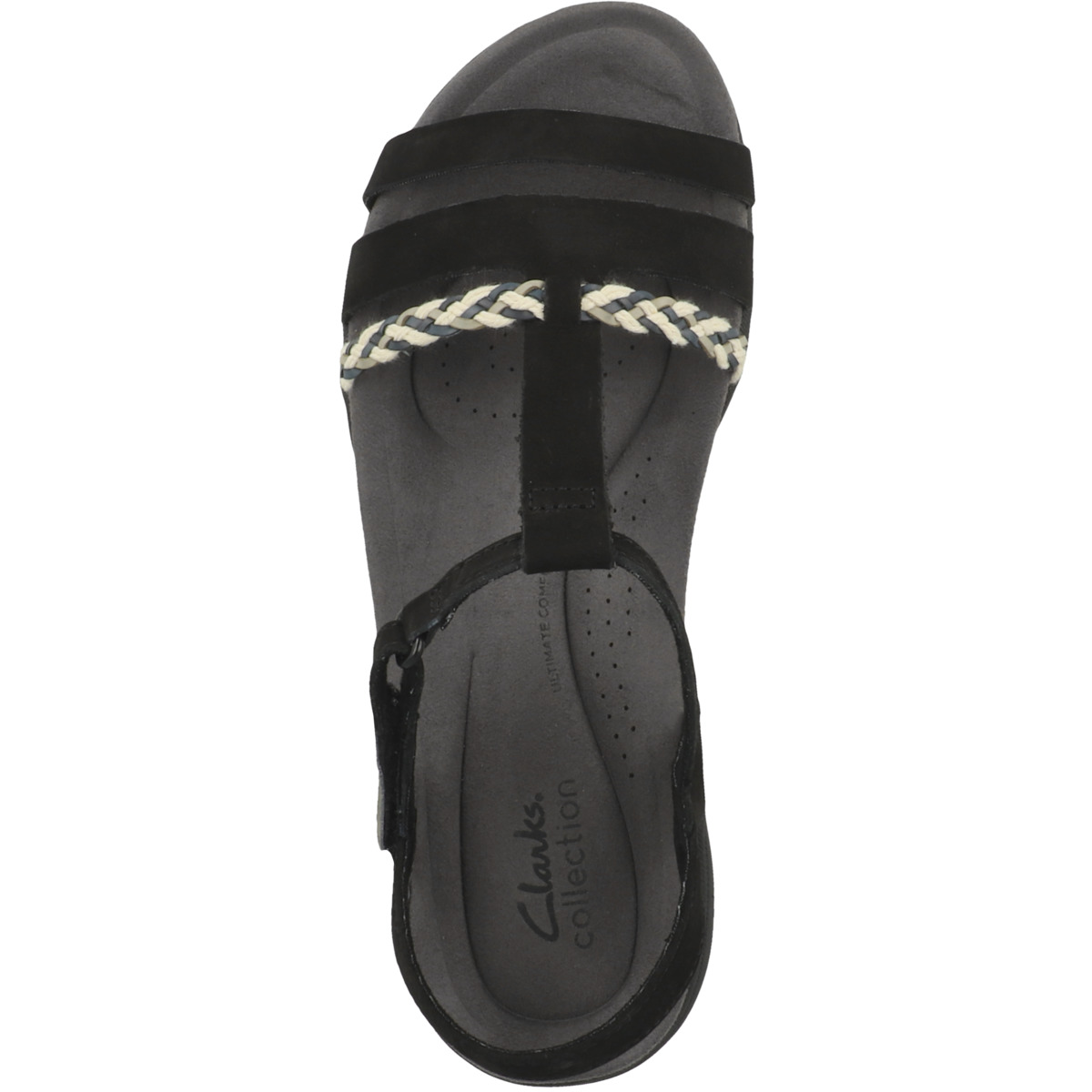 Clarks Amanda Tealite Sandale schwarz
