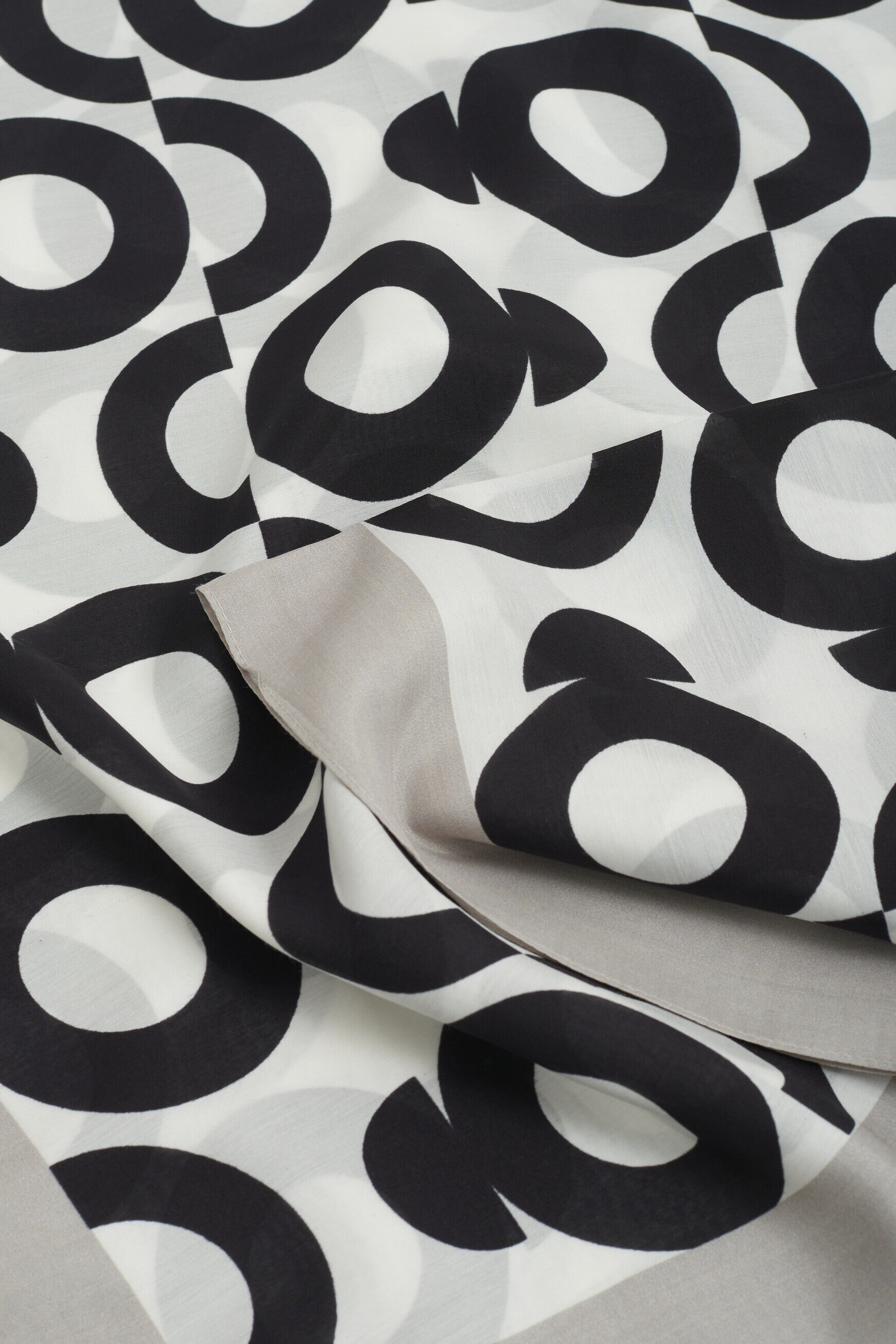 Foulard swing gris clair femme