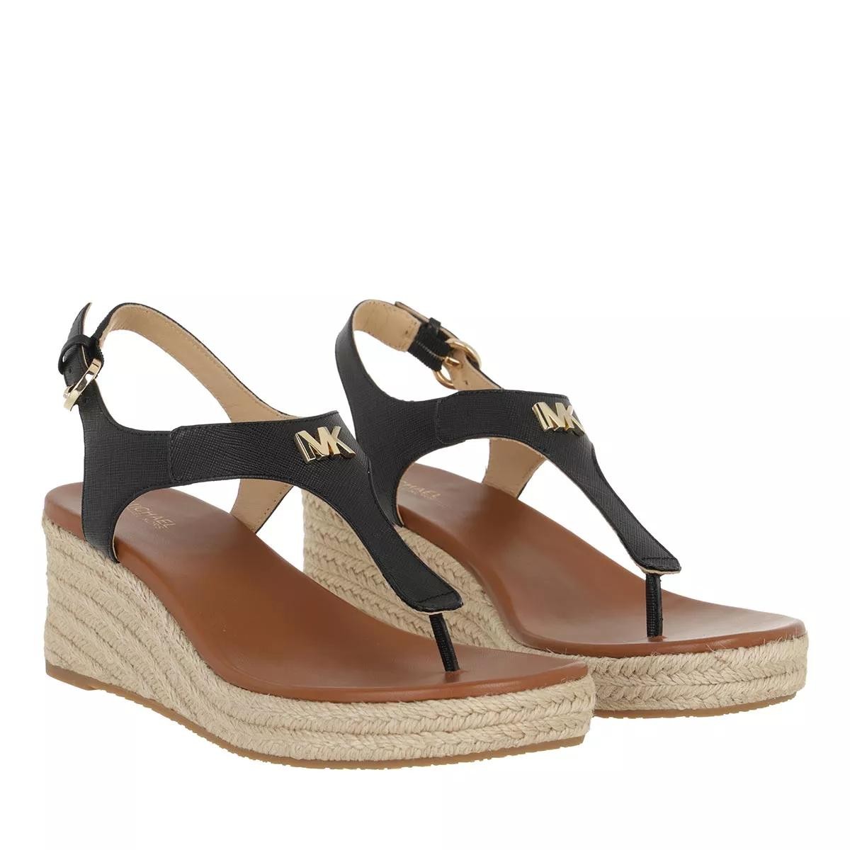 MICHAEL KORS Keilsandalen schwarz Espadrille