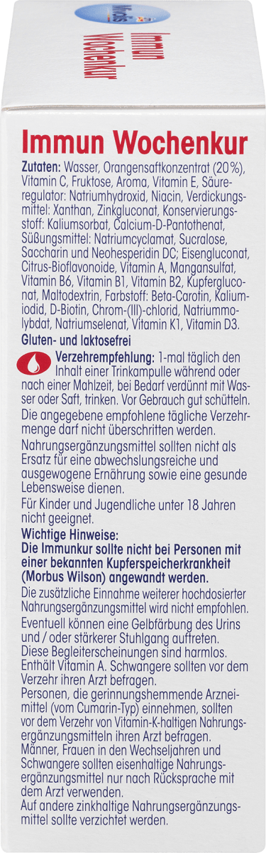 Immun Wochenkur Ampullen 7 St., 175 ml