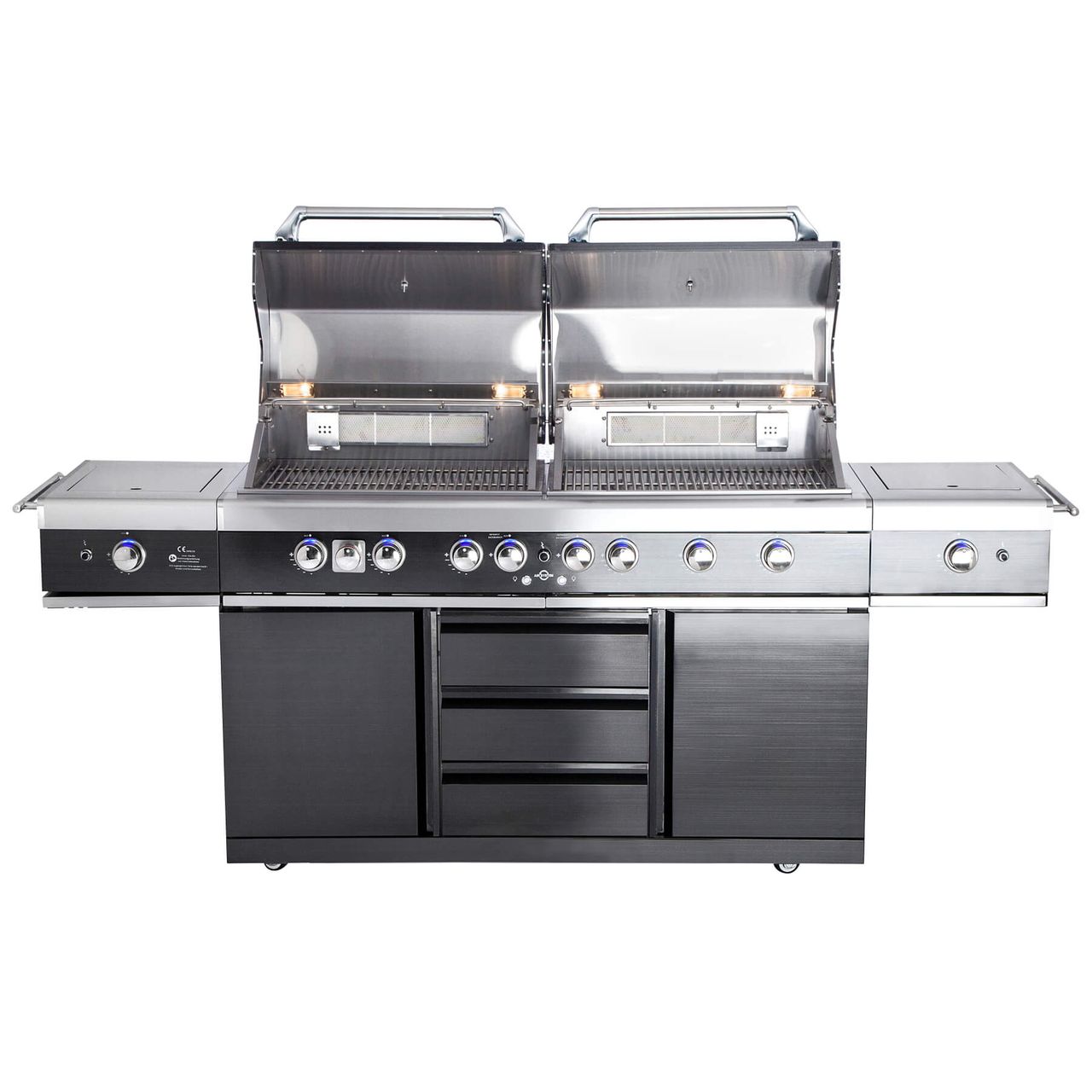 Allgrill EXTREM LIGHT BLACK-Line Steakzone u. Air System