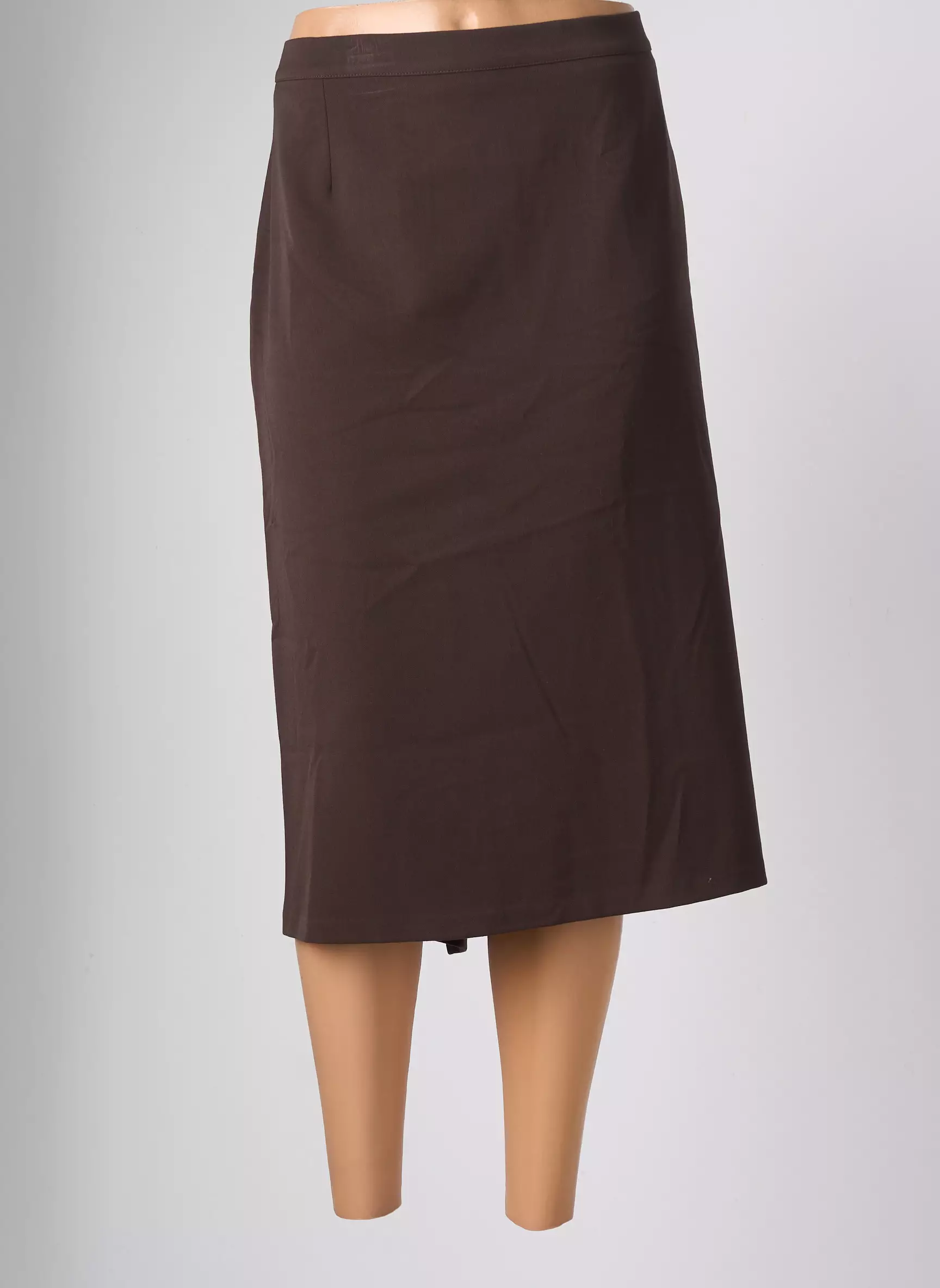 Elssa Jupes Mi Longues Femme couleur marron
