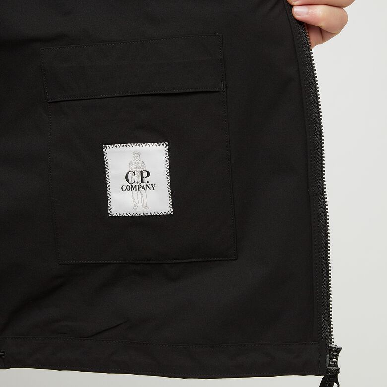 C. P. Company Pro-Tek Hooded Jacket Black