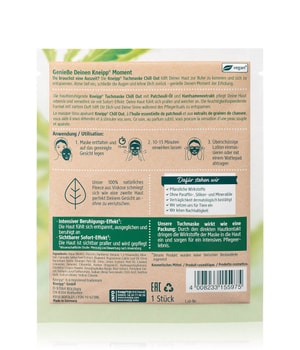 Kneipp Chill Out Hanfsamen - Patchouli Tuchmaske-1 Stk