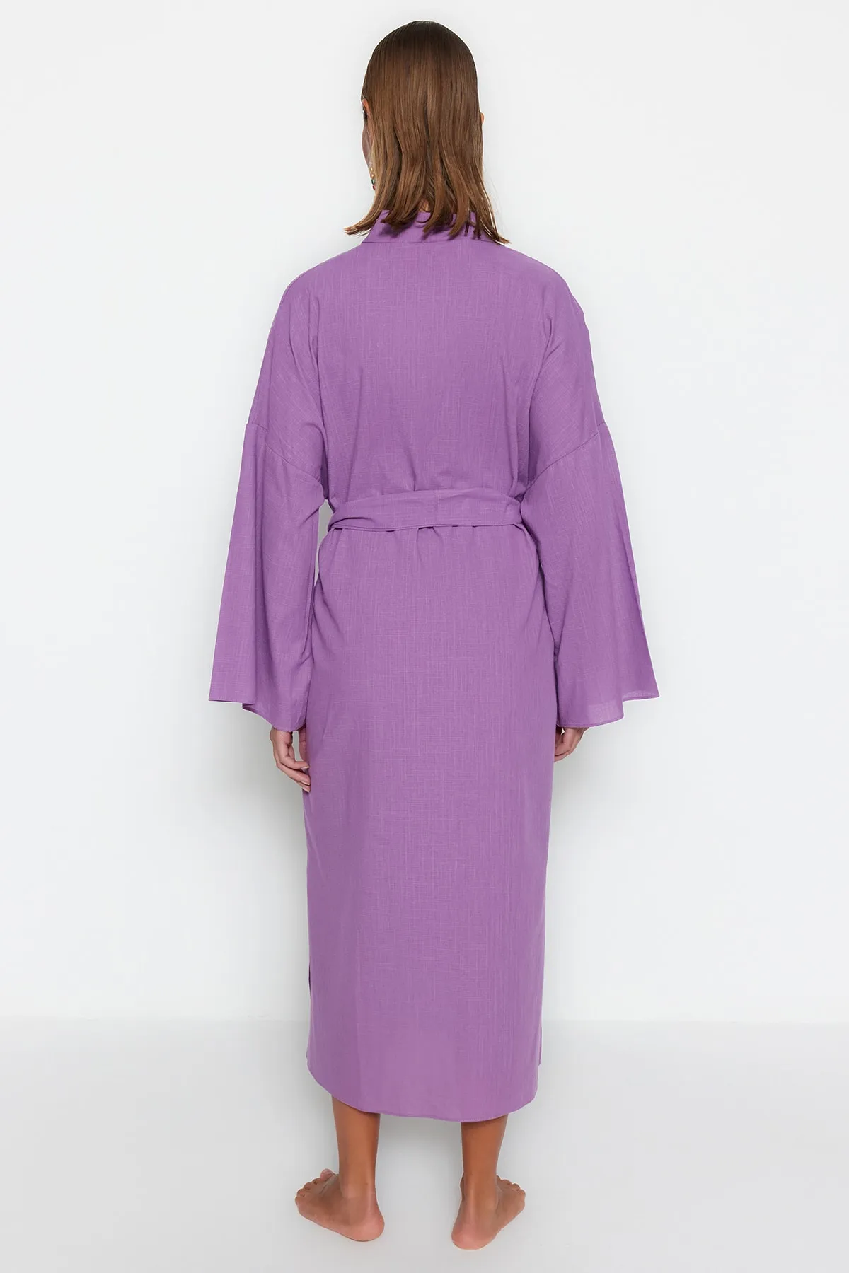 Trendyol Collection  Kimono & Kaftan - Lila - Relaxed Fit
