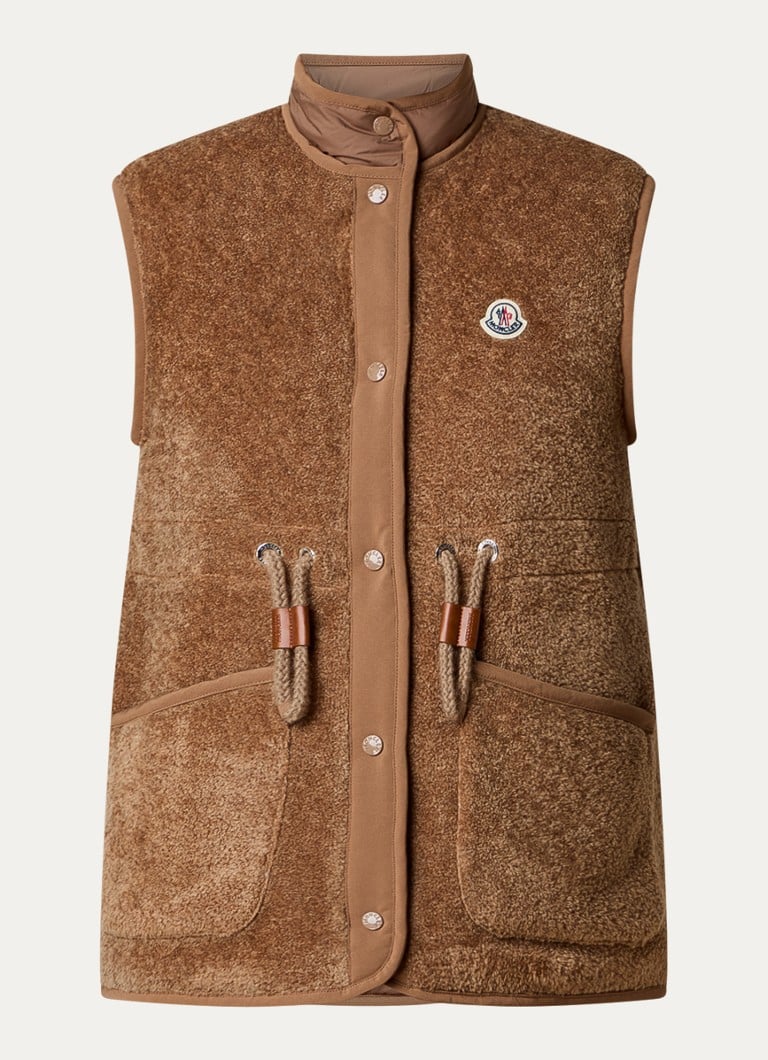 Moncler Quilted Body Warmer with Down Padding and Drawstring