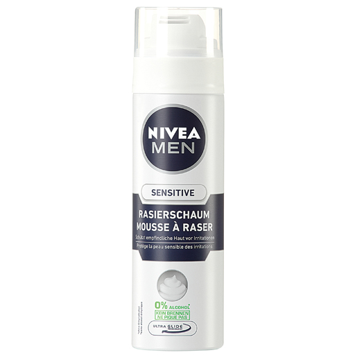 NIVEA MEN Rasierschaum sensitive  200 ml  Schaum