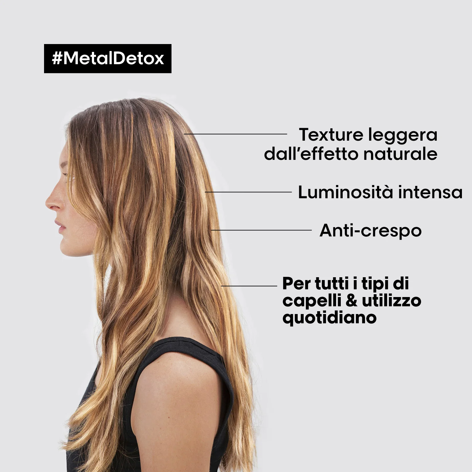 SERIA EXPERT New Metal Detox Huile Concentrée - Hair Oil Styling & Finish