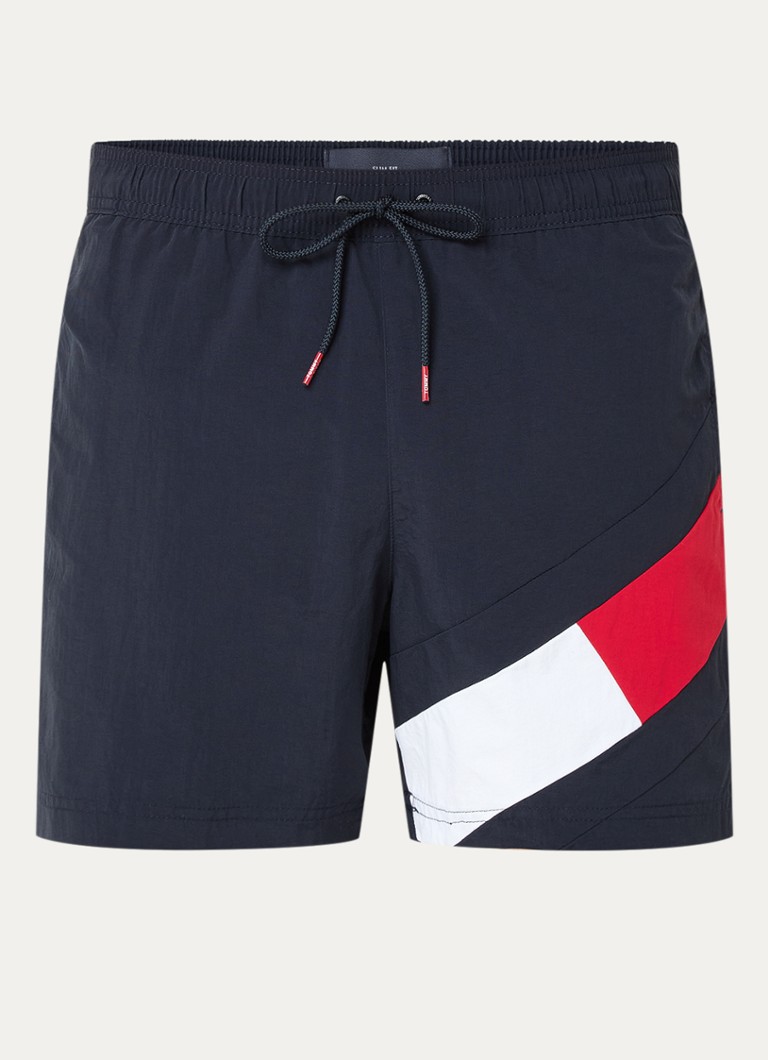Tommy Hilfiger swim shorts with logo print and side pockets