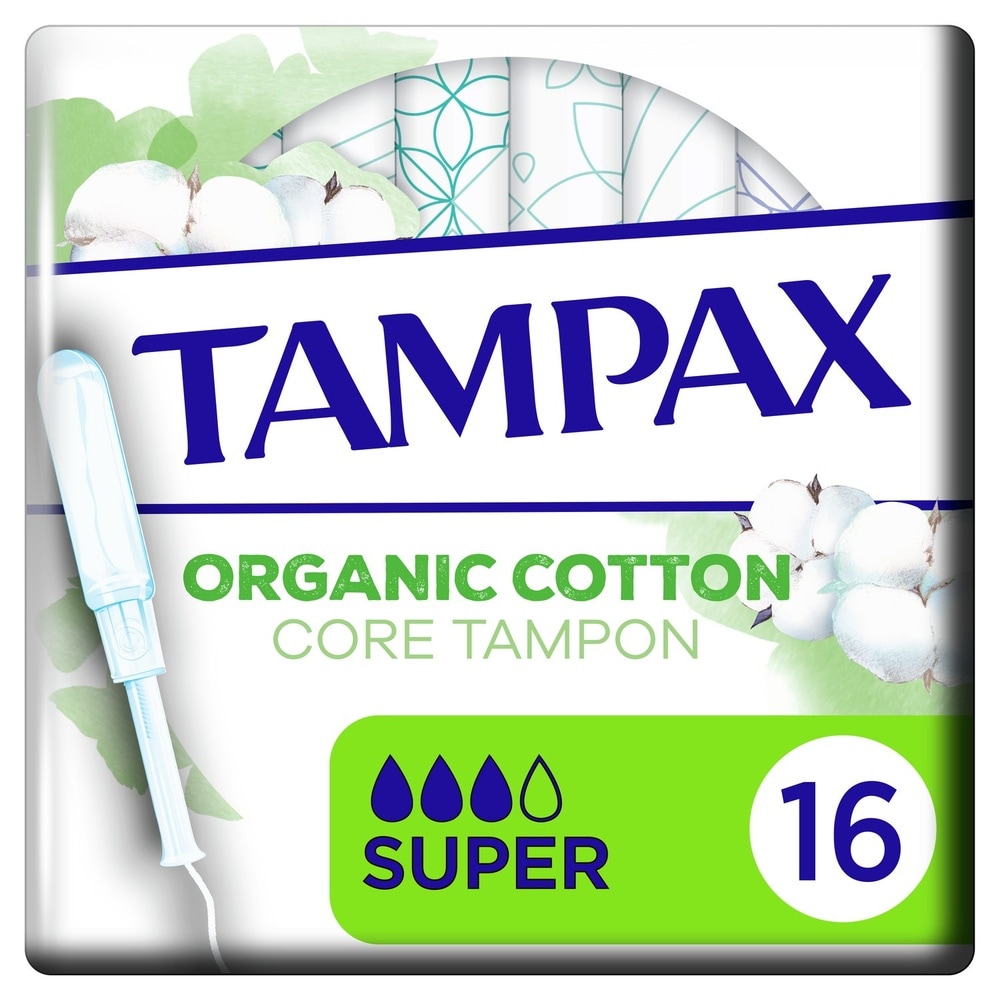 tampax Tampax Cotton Protection Super 16 Tampons Tampons