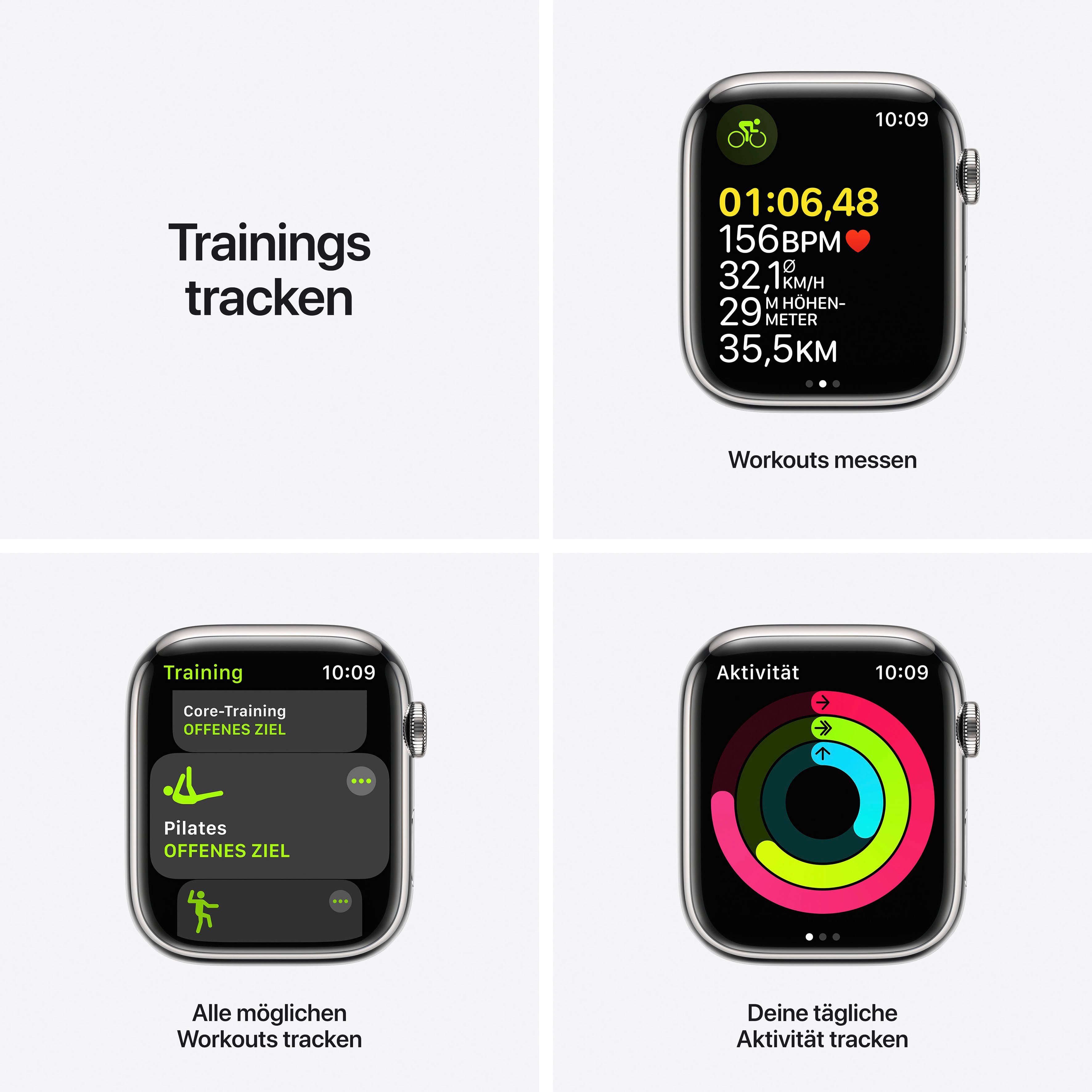 Apple Watch Series 7 GPS + Cellular, 45mm Smartwatch (Watch OS 8)