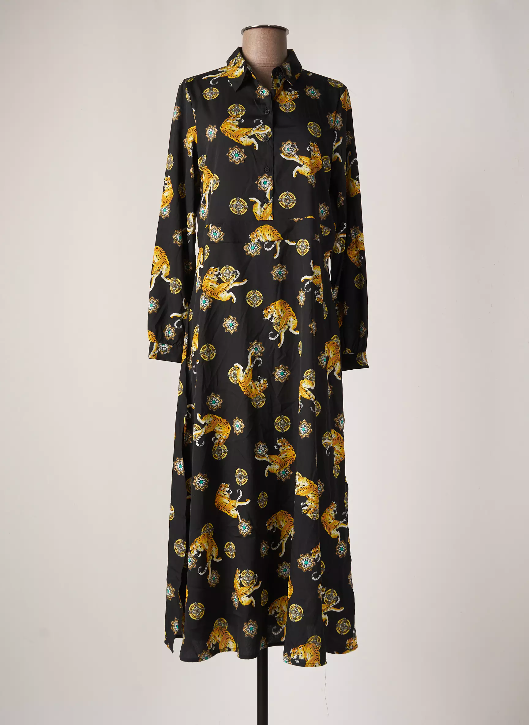 Only Robes Longues Femme couleur noir