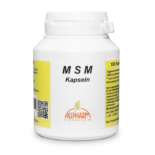 MSM 500 mg Kapseln  100 St  Kapseln