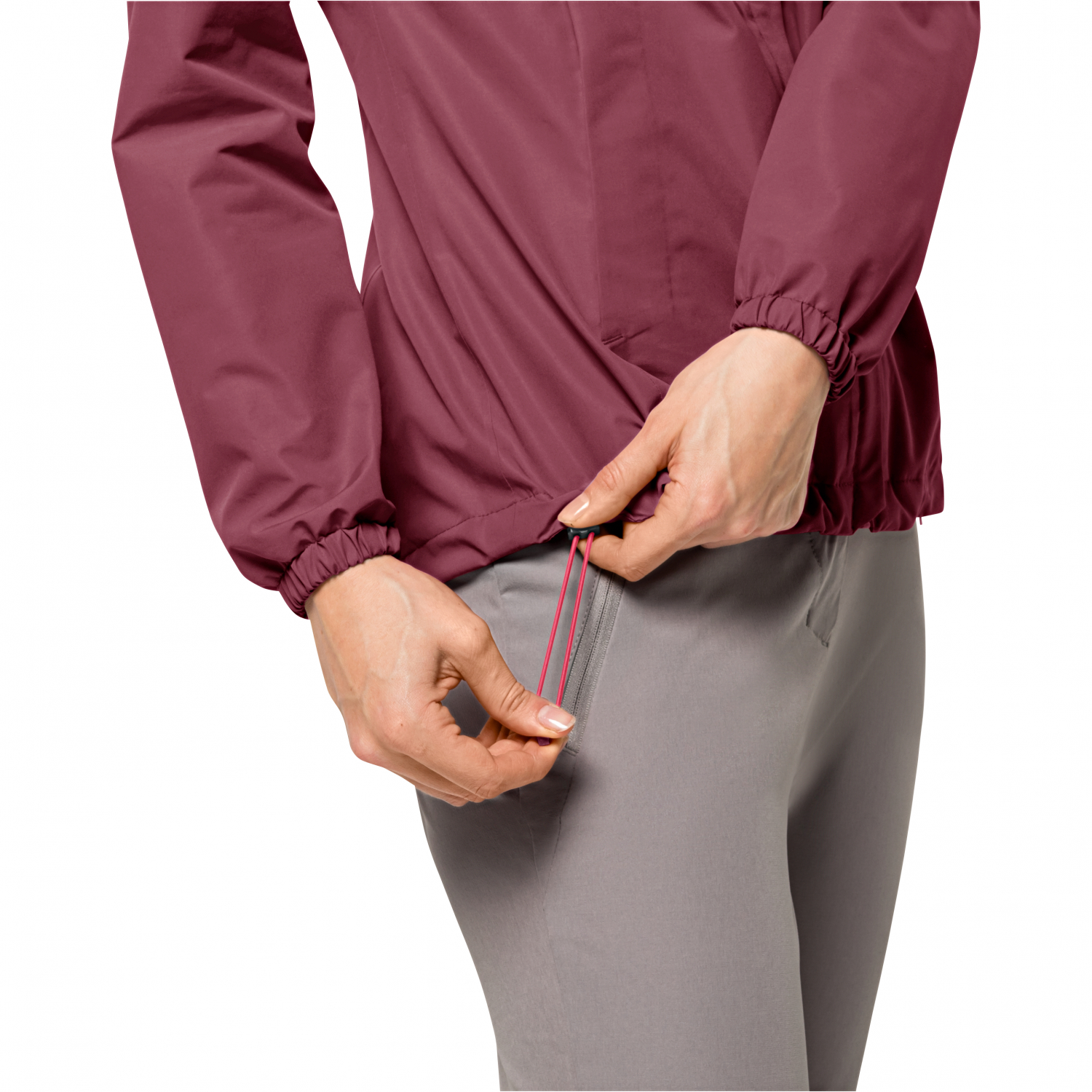 Jack Wolfskin Damen Jacke Stormy Point 2l Jkt (sangria red)