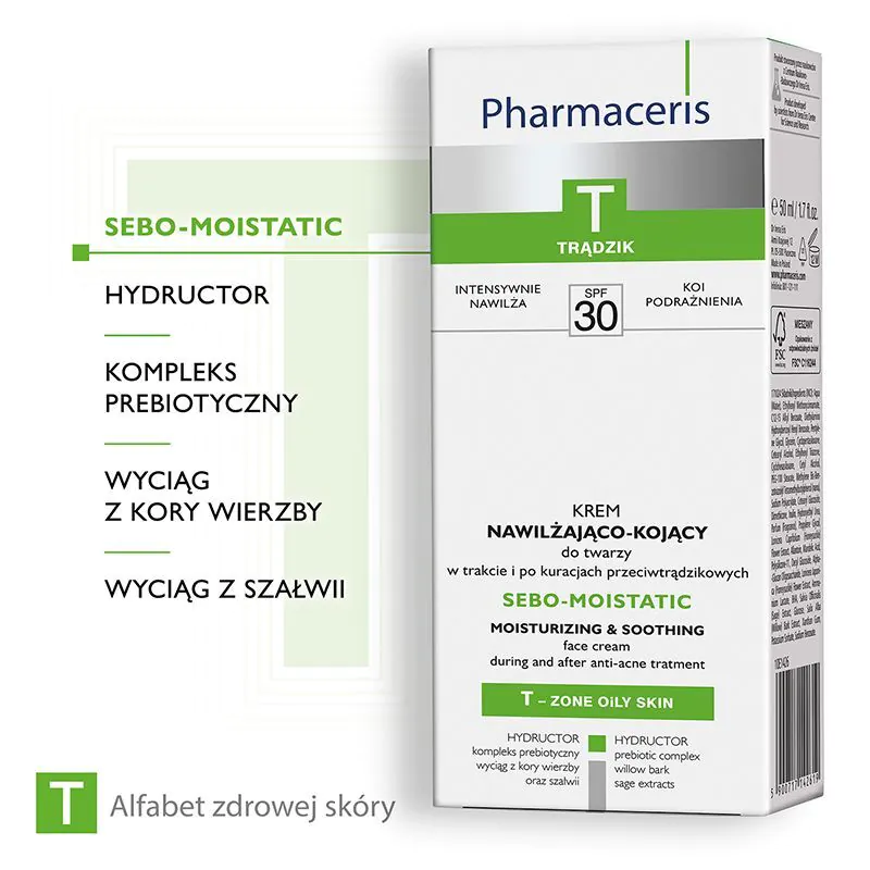 „Pharmaceris T“ intensyviai drėkinamasis kremas
