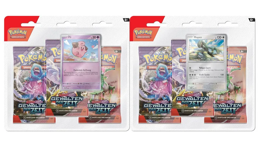 POKÉMON Sammelkartenspiel - KP05 3-Pack Blister DE