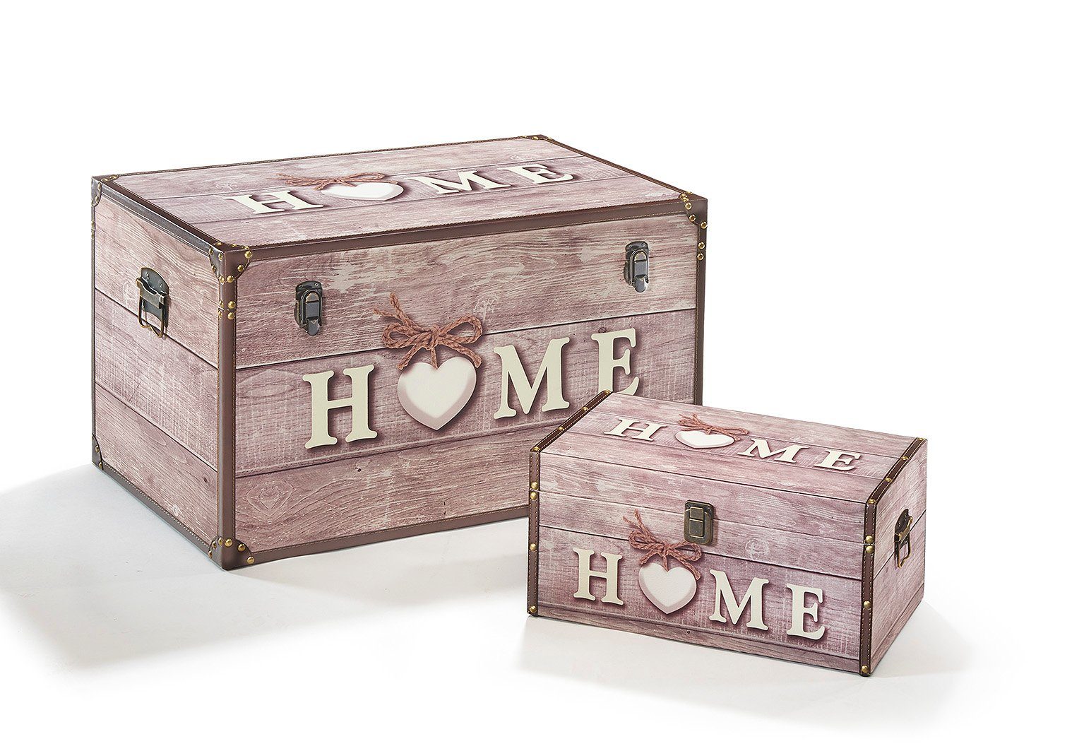 Kobolo Truhe Kiste Aufbewahrungsbox HOME 40x25x20cm