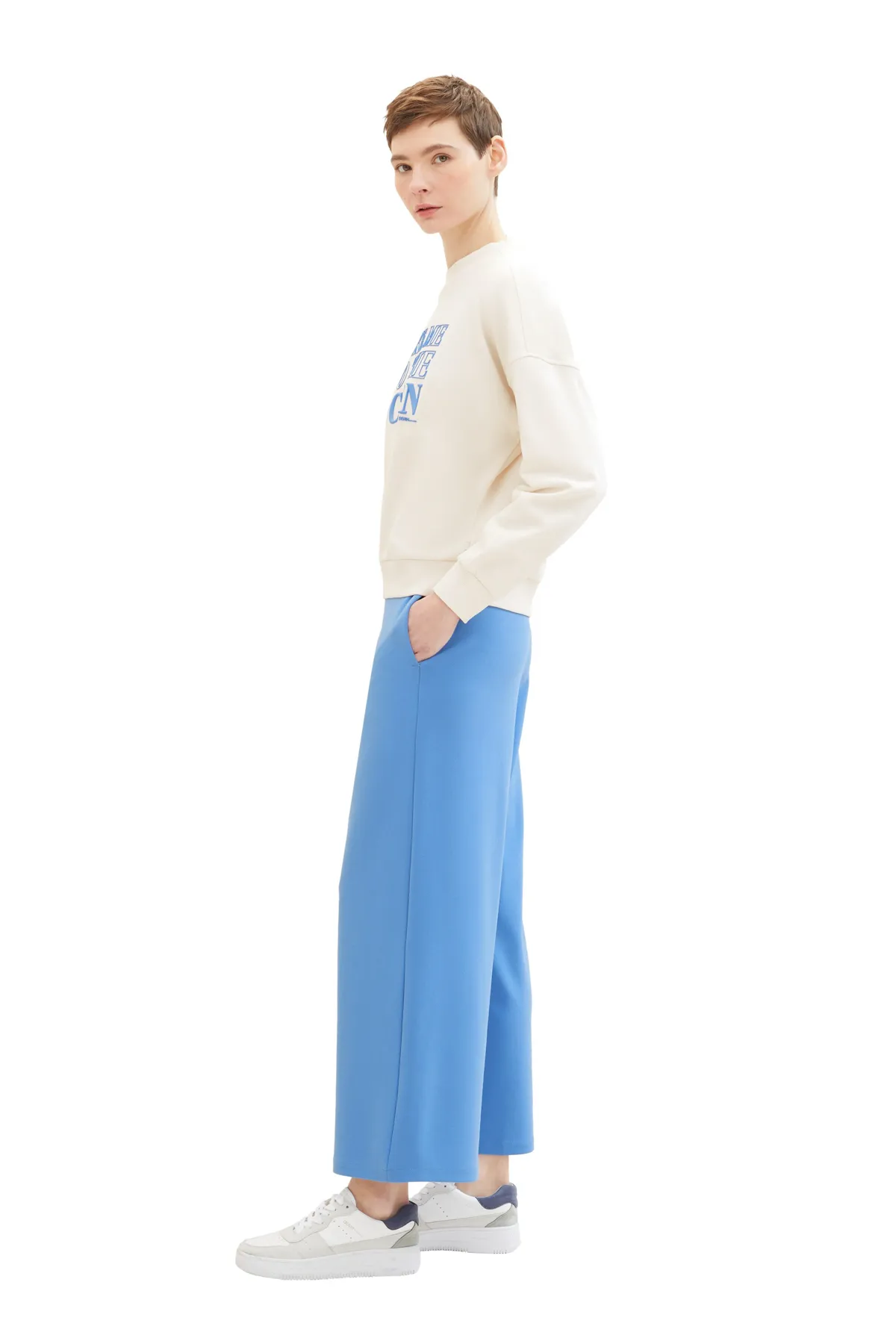 Tom Tailor Denim  Hose - Blau - Wide Leg