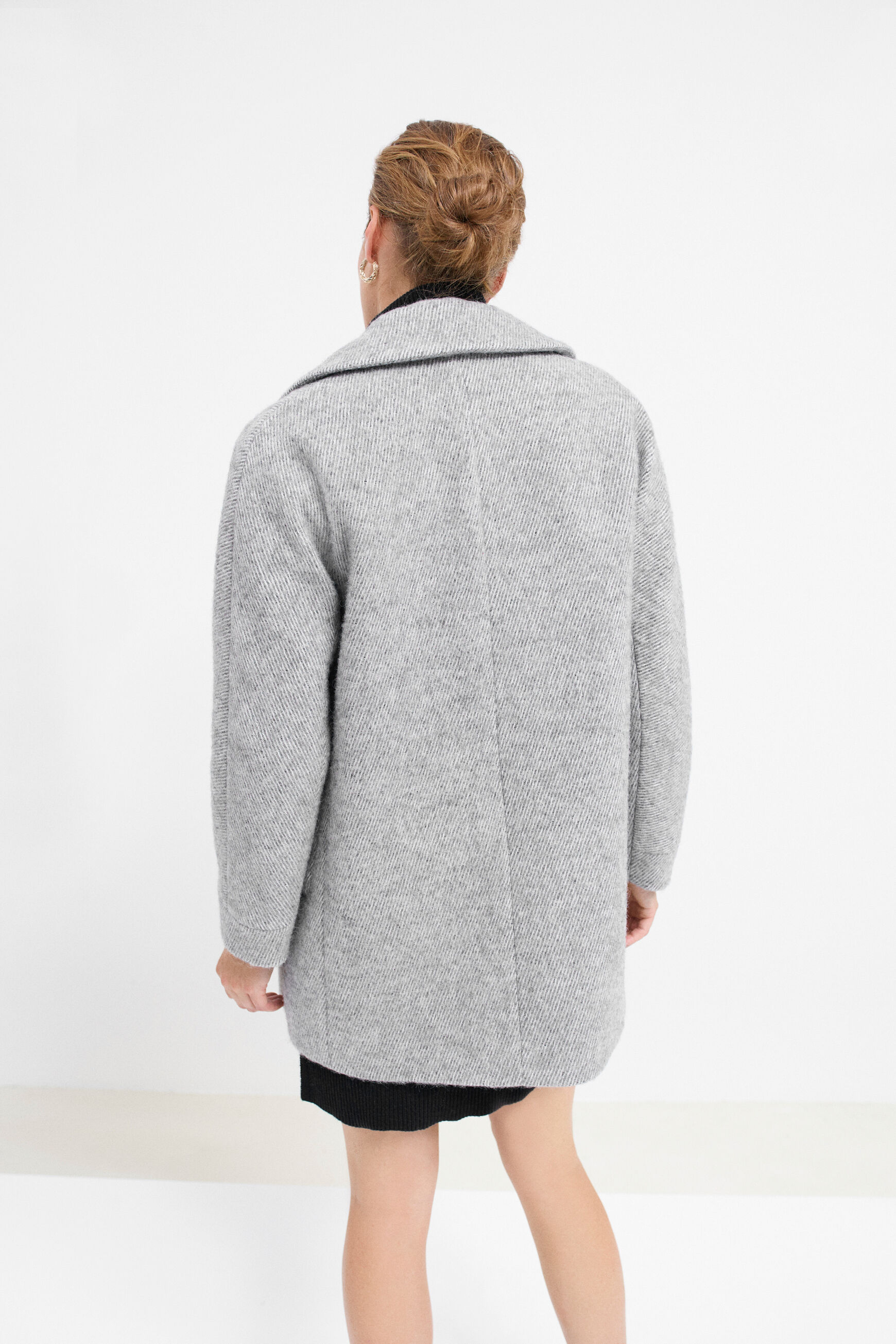 manteau ferdinand gris clair femme