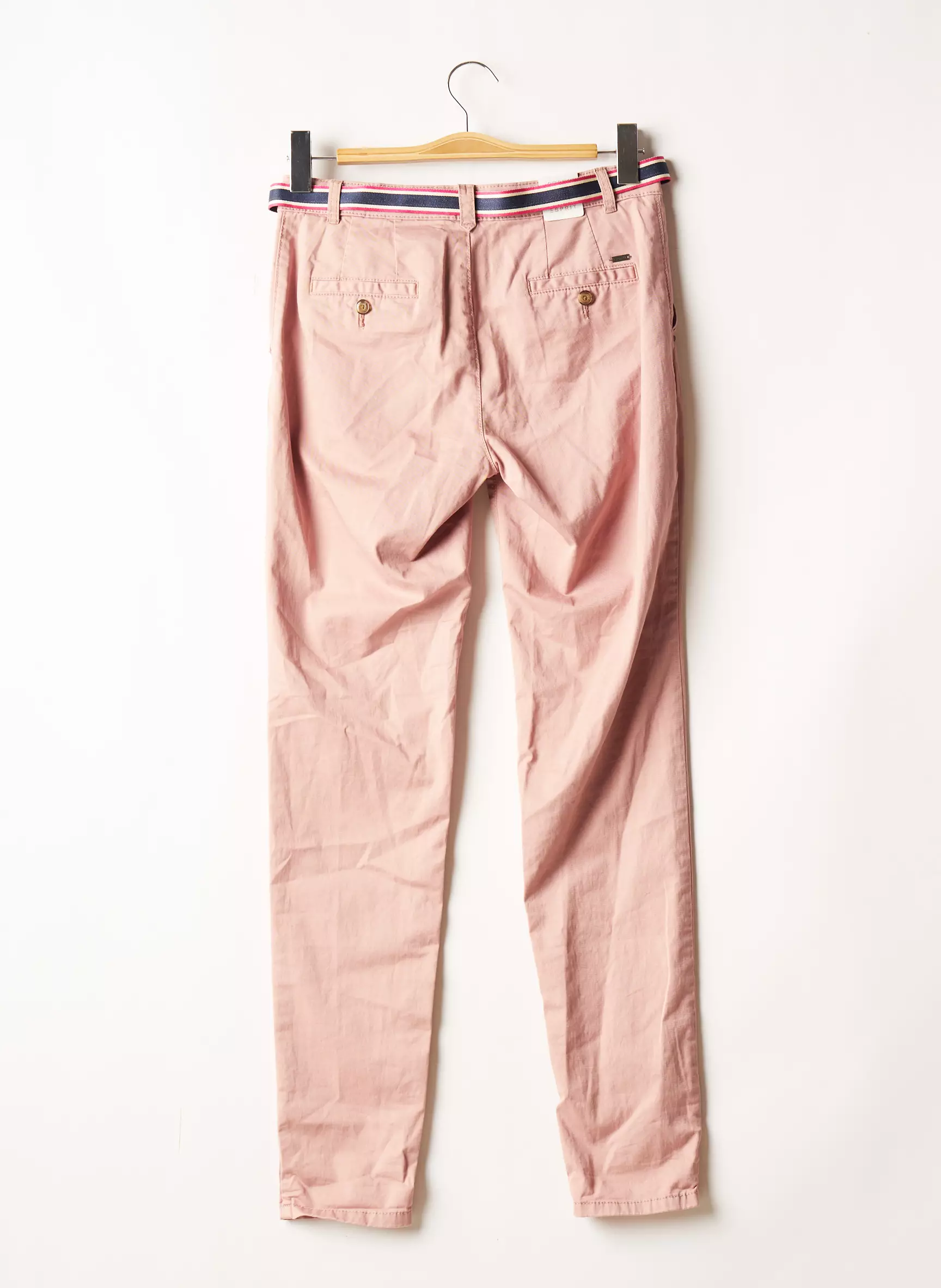 Esprit Pantalons Chino Femme couleur rose