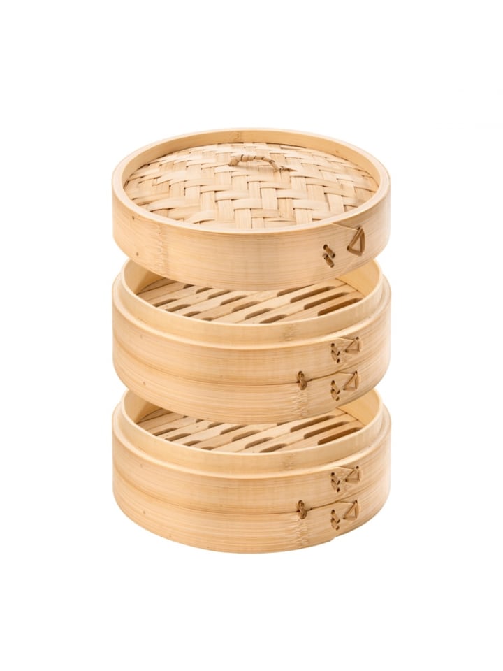 Tescoma Bambusdämpfer NIKKO Durchmesser  20 cm, zweistöckig in beige günstig kaufen 20 cm