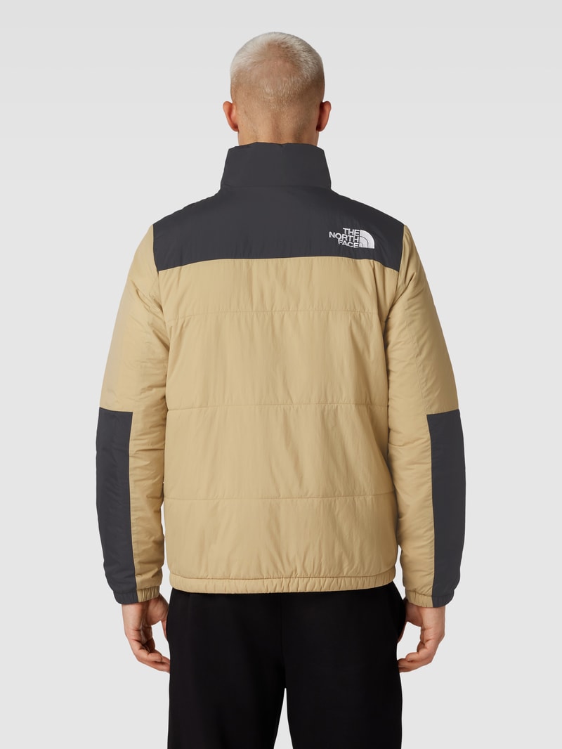 Steppjacke mit Label-Stitching Modell 'GOSEI' in beige