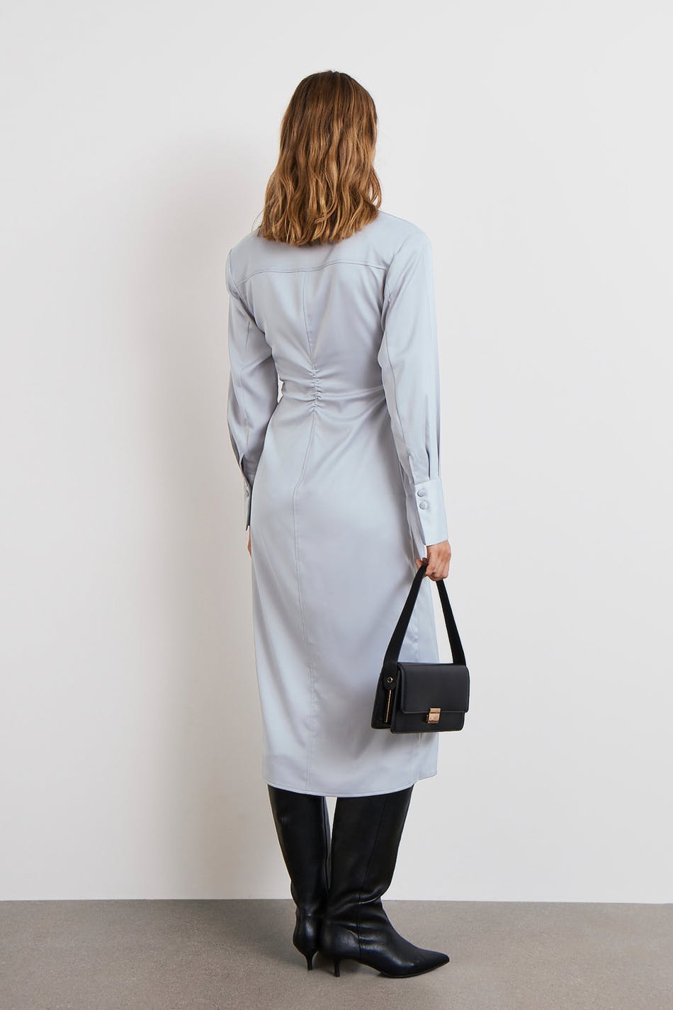 Fiona satin dress
