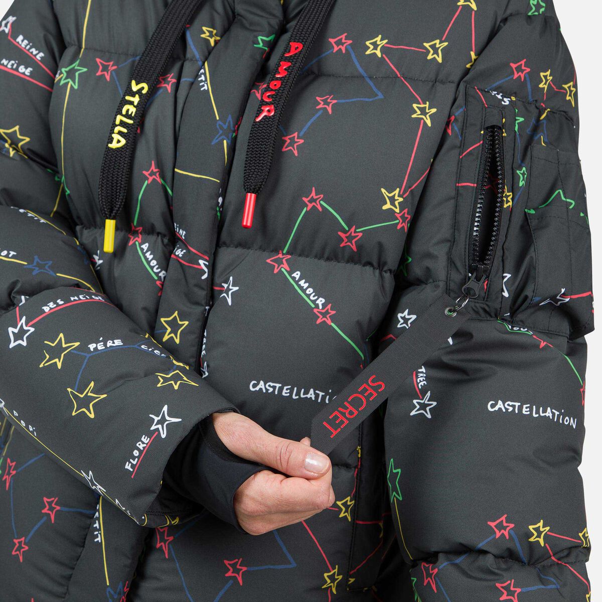 JCC Modul Printed Down Bomberjacke für Damen