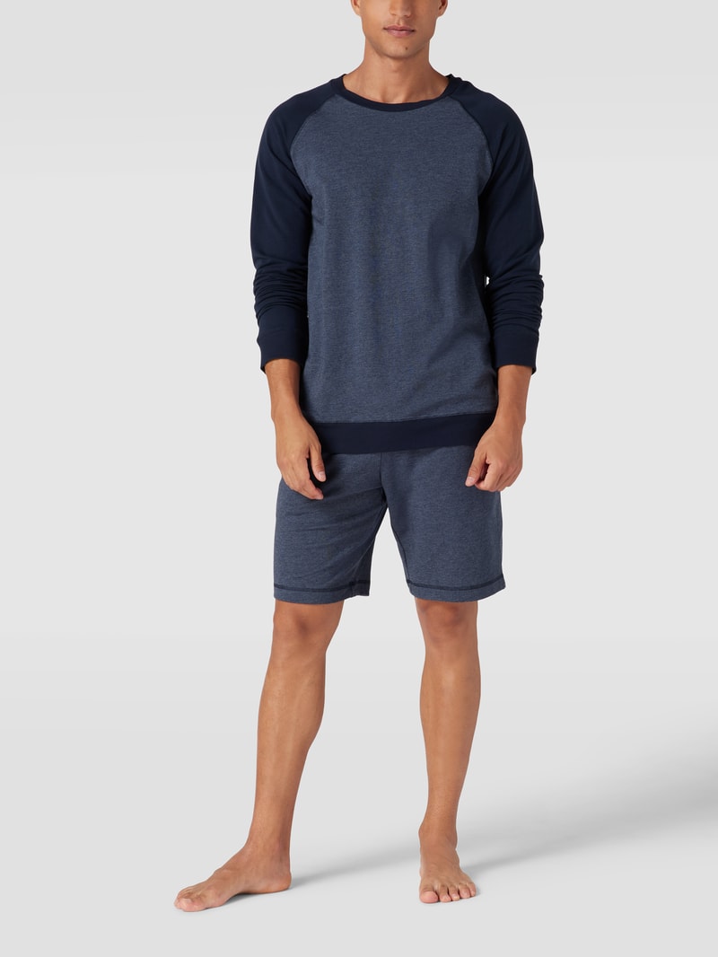 Shorts mit Tunnelzug Modell 'Tencel' in jeans