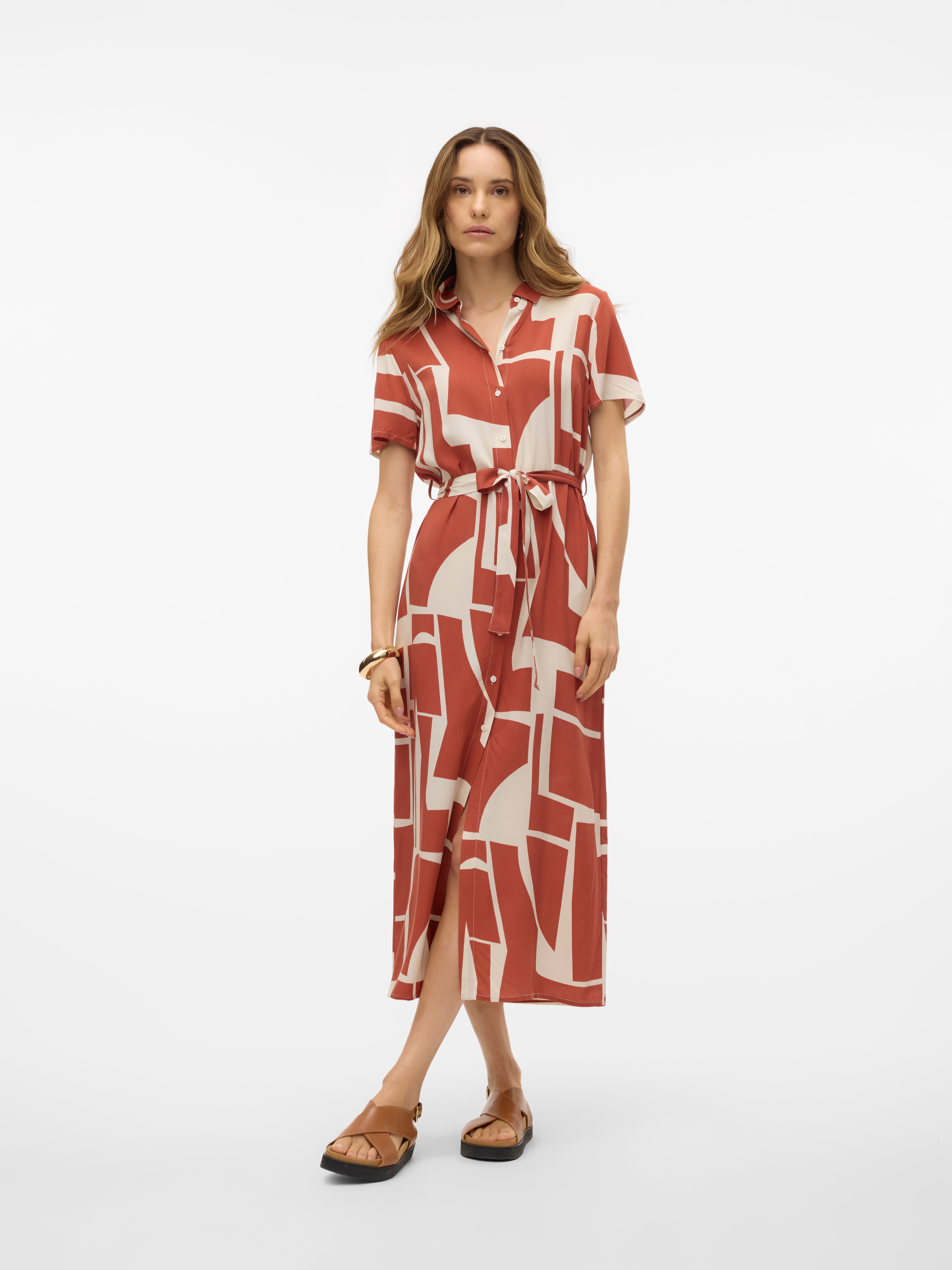 VMEASY Langes Kleid
