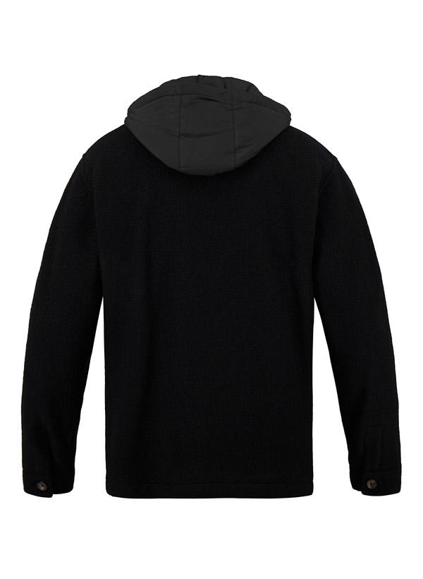 BOGGI MILANO, Jacke, Wolle wattiert, schwarz