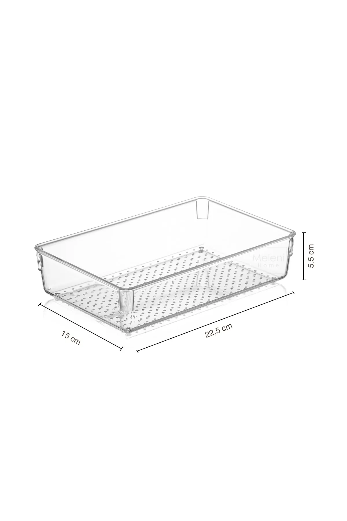 Meleni Home  Modularer Schubladen-Organizer, Make-up-Schmuck-Organizer – Büro-Desktop-Organizer 22,5 x 15 cm