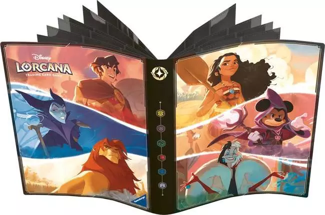 Disney Lorcana: Sammelalbum Micky, Vaiana, Cruella De Vil