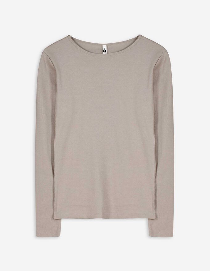 Langarmshirt - Baumwoll-Mix