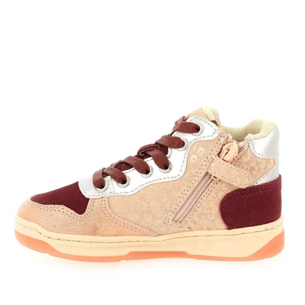 Kickers  KICKLAX - Rose bordeaux