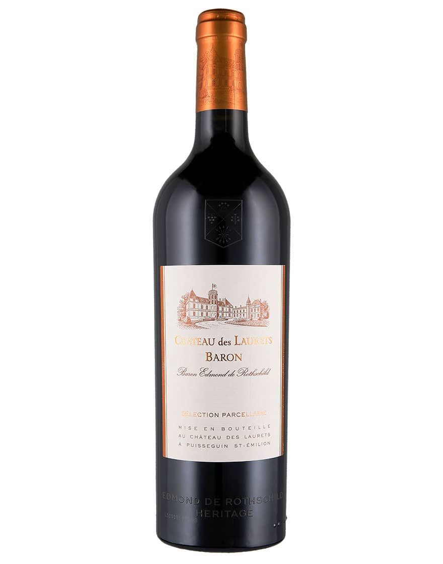 Puisseguin Saint-Émilion AOC Château des Laurets Sélection Parcellaire 2016 Baron Edmond de Rothschild 0,75 ℓ