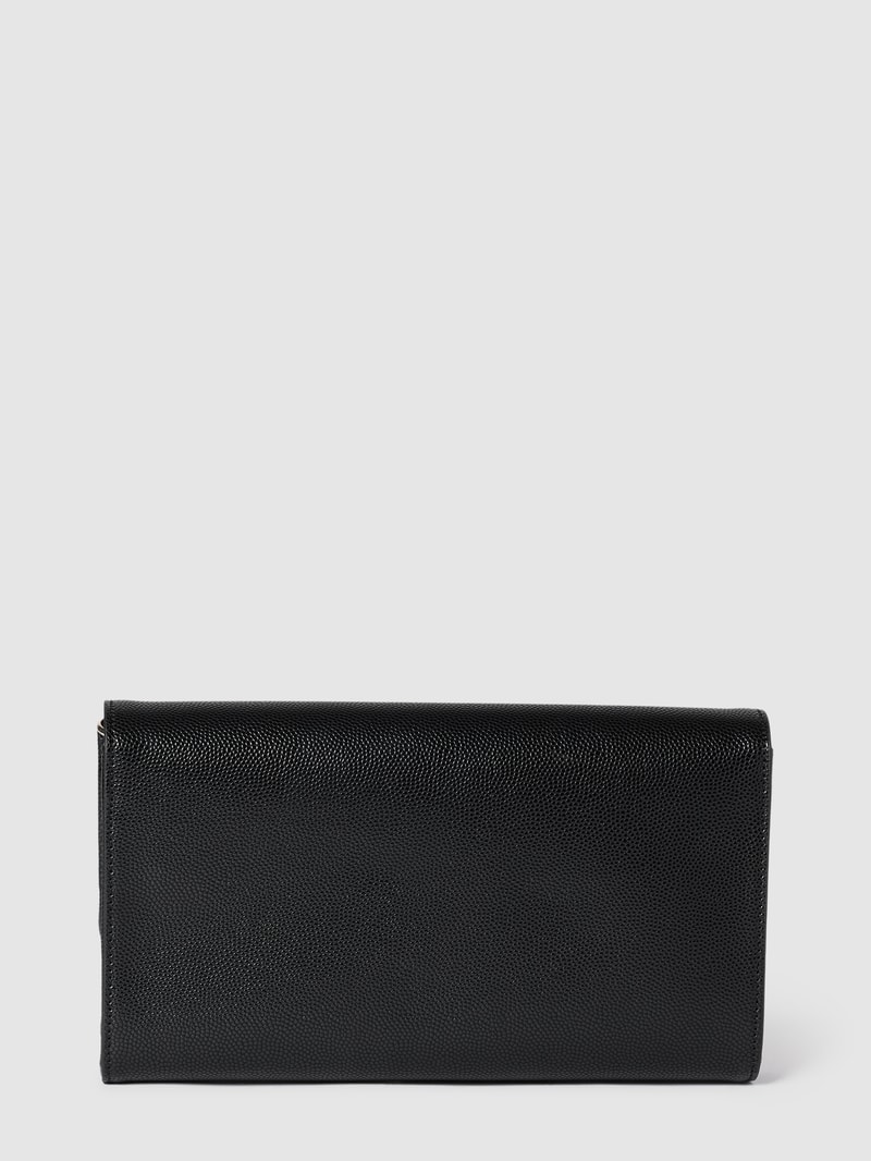 Clutch mit Strukturmuster in metallic Modell 'DIVINA' in schwarz