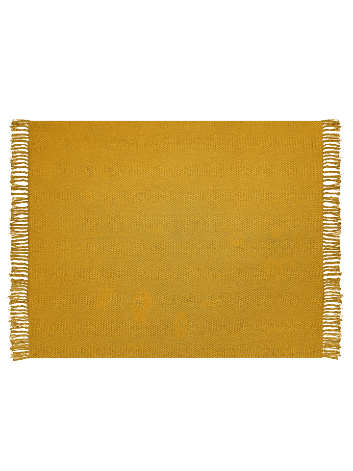 Beliani Kuscheldecke YARSA in Gelb - (W) 125 x (H) 0.5 x (L) 150 cm günstig kaufen onesize