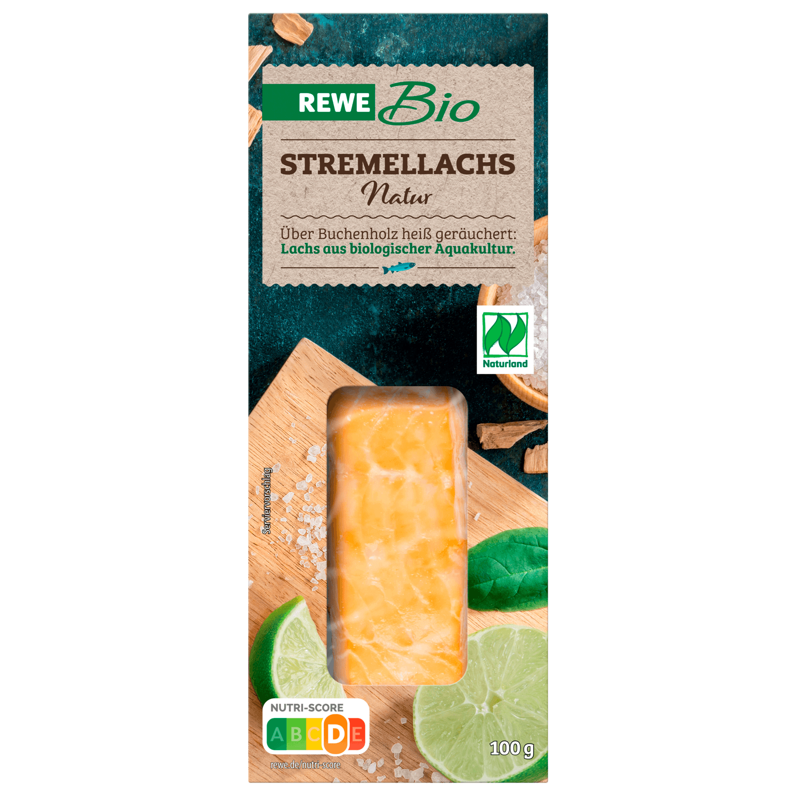 REWE Bio Stremellachs Natur 100g