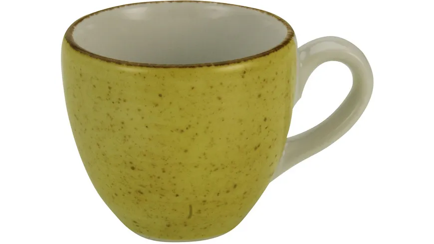 CreaTable Espressotasse Vintage Nature 8cl Curry
