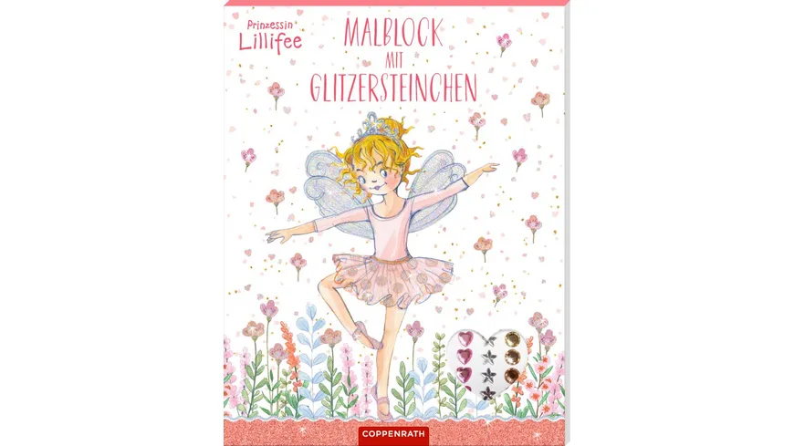 Coppenrath Verlag - Prinzessin Lillifee - Malblock mit Glitzersteinchen